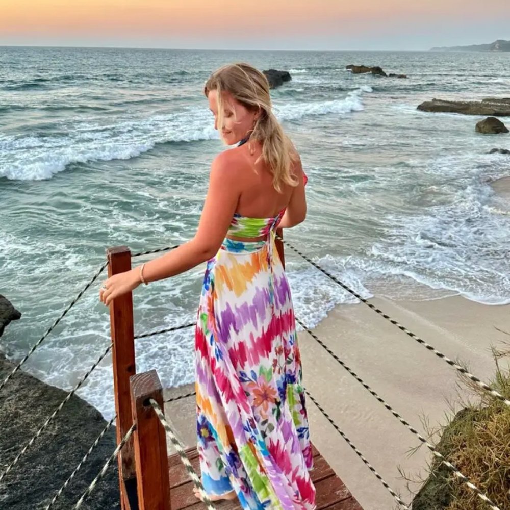 PatBO Bloom Cutout Maxi Dress